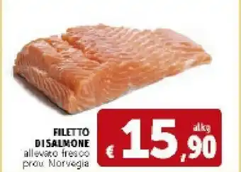 Deco Supermercati Filetto Di Salmone Allevato Fresco offerta