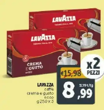 Deco Supermercati Lavazza Caffe Crema E Gusto Ricco 250 G offerta