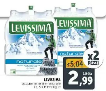 Deco Supermercati Levissima Acqua Minerale Naturale offerta