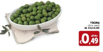 Deco Supermercati Togima Olive Verdi offerta