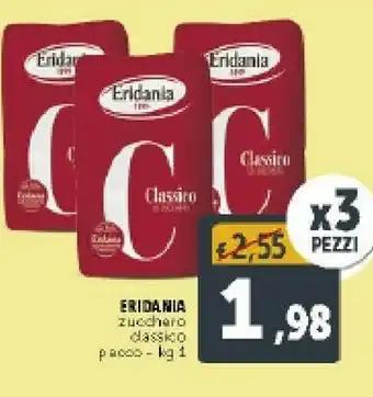 Deco Supermercati Eridania Zucchero Classico Bustine 1000 G(ml) offerta