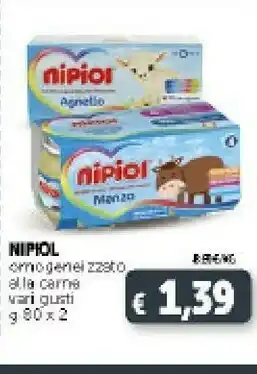 Deco Supermercati Nipiol Omogeneizzato Alla Carne Manzo/ Agnello 160 G offerta