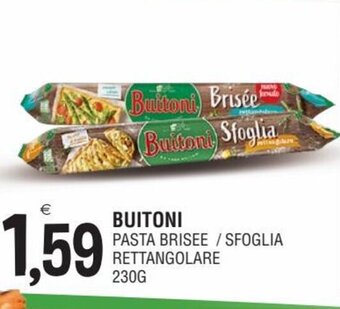 Al Discount Buitoni Pasta Brisée / Sfoglia Rettangolare 230g offerta