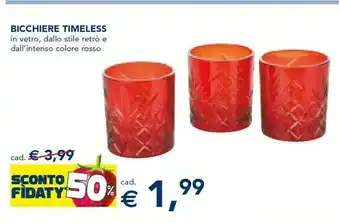 Esselunga Bicchiere Timeless offerta