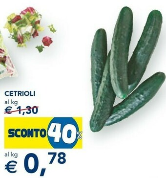 Esselunga Cetrioli offerta