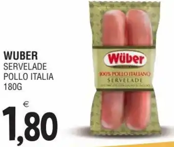 Al Discount Wüber Servelade Pollo Italia 180g offerta