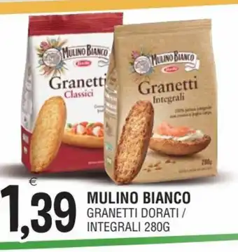 Al Discount Barilla Mulino Bianco Granfetti Dorati / Integrali 280g offerta