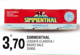 Al Discount Simmenthal Lessata Classica / Basso Sale 3x90g offerta