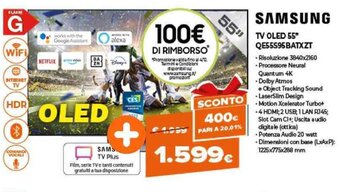 Expert Samsung TV OLED 55" QE55S95BATXZT offerta