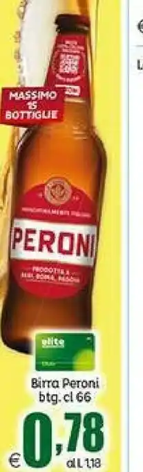 Elite Lancers Birra Peroni offerta
