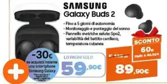 Expert Samsung Galaxy Buds 2 offerta