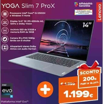 Expert Lenovo Yoga Slim 7 ProX offerta