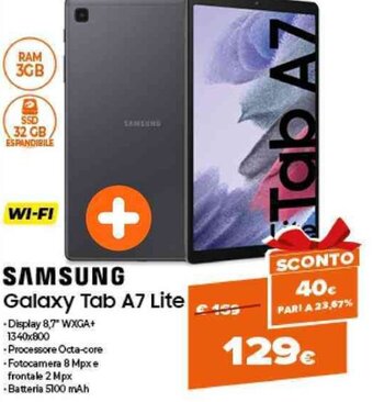 Expert Samsung Galaxy Tab A7 Lite offerta