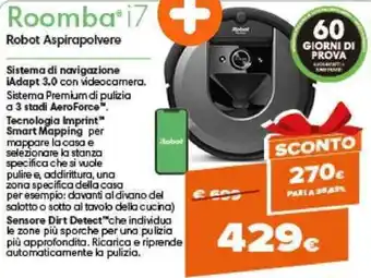 Expert Roomba i7 Robot Aspirapolvere offerta