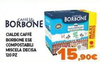 Cialde Caffè Borbone Ese Compostabili Miscela Decisa 120 pz