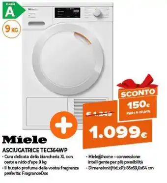 Miele Asciugatrice TEC364WP