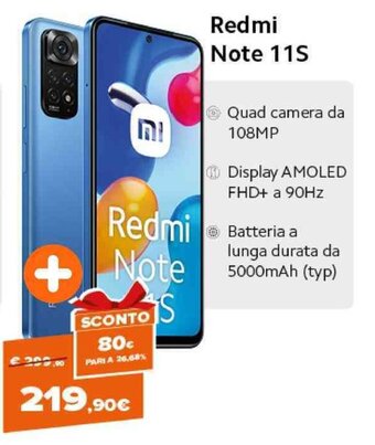 Expert Redmi Note 11S offerta