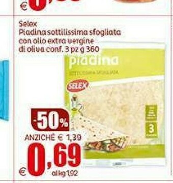 Elite Selex Piadine offerta