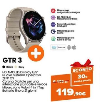 Expert amazfit GTR 3 offerta