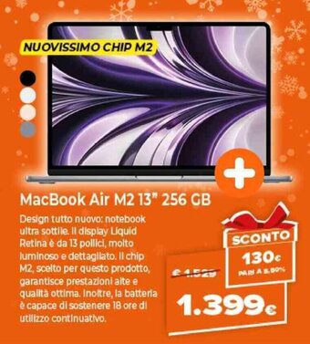 Expert MacBook Air M2 13" 256 GB offerta
