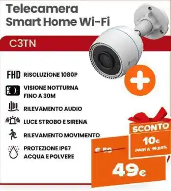 Expert EZVIZ Telecamera Smart Home Wi-Fi C3TN offerta