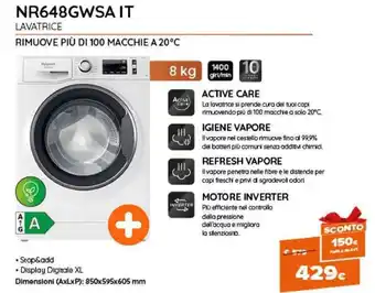 Expert Hotpoint NR648GWSA IT Lavatrice offerta