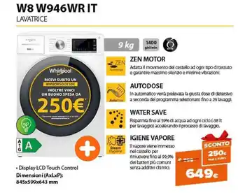 Expert Whirlpool W8 W946WR IT offerta