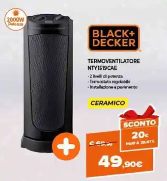 Expert Black+Decker Termoventilatore NTY1519CAE offerta