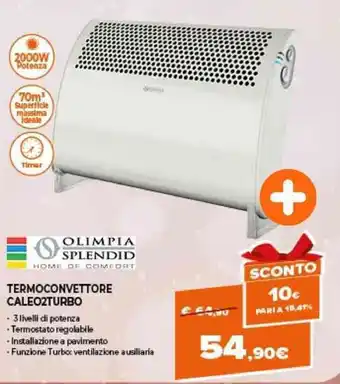 Expert Olimpia Splendid Termoventilatore Caleo2Turbo offerta