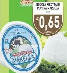 Gros Marella Boccea Ricotta Di Pecora offerta