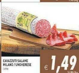 Gros Cavazzuti Salame Milano offerta