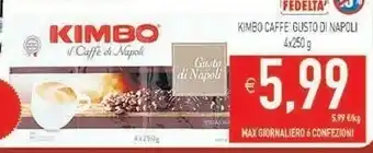 Gros Kimbo Kimbo Caffe Gusto Di Napoli offerta