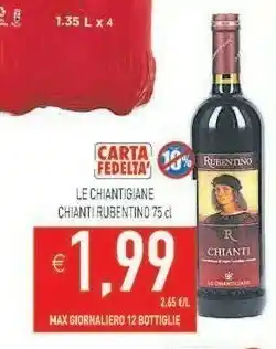 Gros Le chiantigiane Le Chiantigiane - Chianti 750 g(ml) offerta