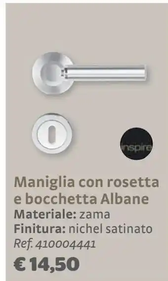 Bricocenter Maniglia con rosetta e bocchetta albane offerta