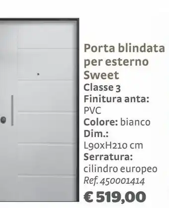 Bricocenter Porta blindata per esterno sweet offerta