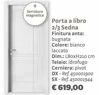 Bricocenter Porta a libro 2/3 sedna offerta