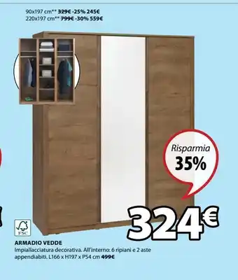 JYSK Armadio vedde offerta