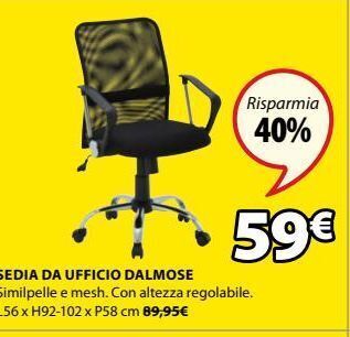 JYSK Sedia da ufficio dalmose offerta