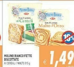 Gros Mulino Bianco Fette Biscottate offerta