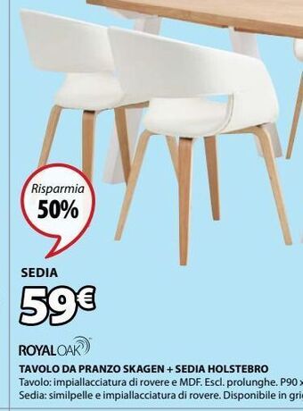 JYSK Sedia offerta