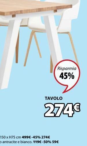 JYSK Tavolo offerta