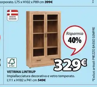 JYSK Vetrina offerta