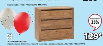 JYSK Cassettiera vedde offerta