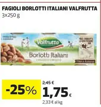 Ipercoop Valfrutta Legumi offerta