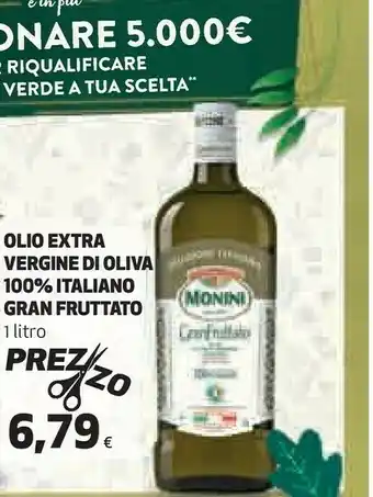 Ipercoop Monini Olio extravergine di oliva offerta