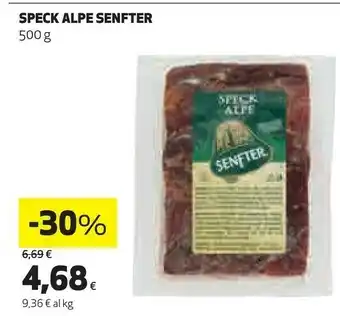 Ipercoop Senfter Speck offerta