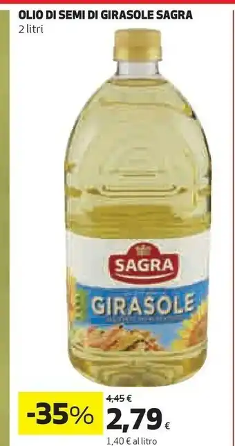 Ipercoop Sagra Olio di semi offerta