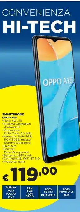 Ipercoop Oppo Smartphone android offerta
