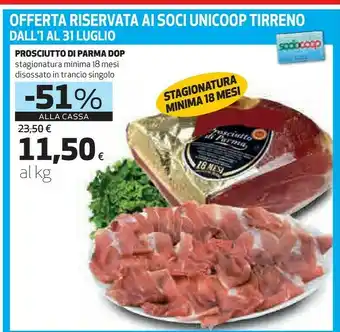 Ipercoop Prosciutto di Parma offerta