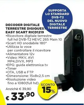 Decoder digitale terrestre